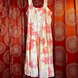 Pink TieDye Dress